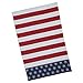 Flag Stars and Stripes Patriotic Cotton Jacquard Kitchen Towels, Set of 2