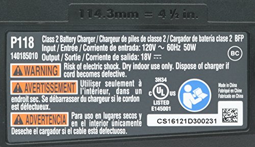 Ryobi P118 Lithium Ion Dual Chemistry Battery Charger for One+ 18 Volt Batteries (Battery Not Included / Charger Only) (Certified Refurbished)