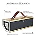 Bluetooth Speakers,GSPON Portable Smartphone and Laptop Speaker,Outdoor Speakers with Wired 3.5mm AUX Audio in (gold)