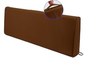 ROFIELTY Outdoor Bench Cushions.48x16 Inch Patio Furniture Cushions Seat Cushion/Back Cushion Dual Purpose,Outdoor Loveseat Cushions for Patio Garden Outdoor Benches (48x16, Coffee)