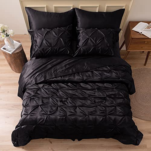 MR&HM Satin Comforter Queen 8 Pieces - Luxurious