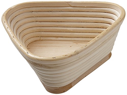 Click Here to See More Images Matfer Bourgeat Banneton Triangle Bakeware, 7-Inch, Beige