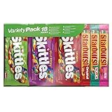 SKITTLES & STARBURST Christmas Candy Full Size Variety Mix 18-Count Box
