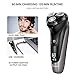 HATTEKER Electric Shaver for Men Rotary Shaver Razor Wet Dry Beard Trimmer Electric Shaving Razors with Pop-up Trimmer Replacenment Blade Waterproof Cordless Rechargeable