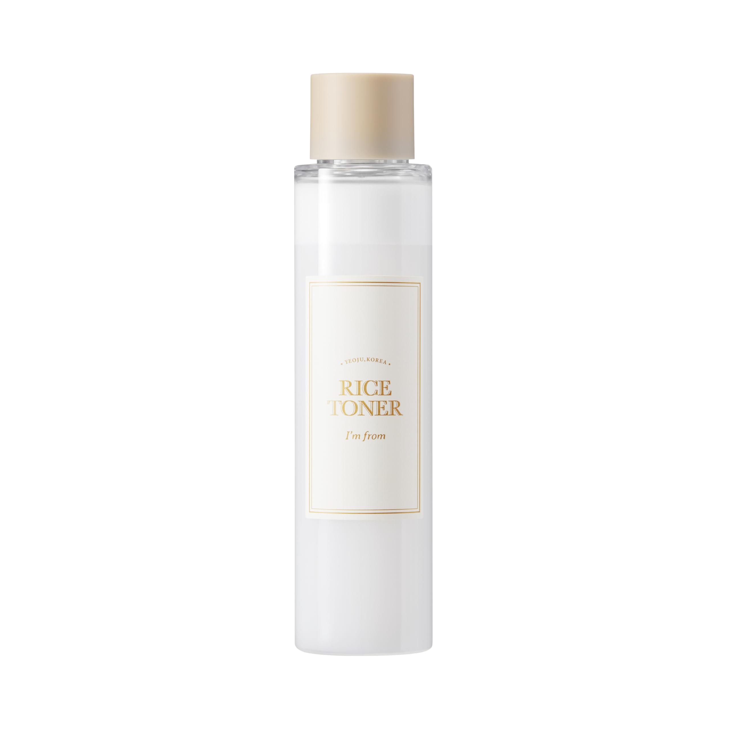 I'm from Rice Toner, 77.78% Rice Extract from Korea, Glow Essence with Niacinamide, Hydrating for Dry Skin, Vegan, Alcohol Free, Fragrance Free, Peta Approved, 5.07 Fl Oz
