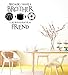 BIBITIME Vinyl Inspirational Quotes Because I Have A Brother I Always Have A Friend Wall Decal Basketball Rugby Football Soccer Vinyl Stickers for Sport Fans Boys Teens Bedrooms