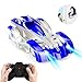Toy Cars for 5-10 Year Old Boys Joyfun Wall Climbing Car Remote Control Car 2.4GHz RC Racing Car Spiderman Car Toys for Kids Wall Stunt Climber Birthday Gifts Blue