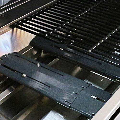 image for Uniflasy Universal Adjustable Porcelain Steel Heat Plate Shield, Heat 