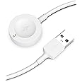 Charger Dock Compatible for Fossil Gen 4 Gen 5 Gen 5E Gen 6 Michael Kors Runway, Skagen falster 2, Misfit Vapor 2, Diesel Guard 2.5 - USB Charging Cable 1M - Smartwatch Accessories