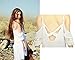 Women's Cold Shoulder Trumpet Sleeve Spaghetti Strap Dress Top