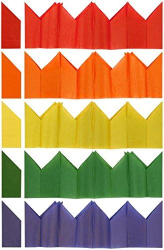 Henbrandt 100 Pack Cracker Hats Paper Crowns DIY Xmas Crafts