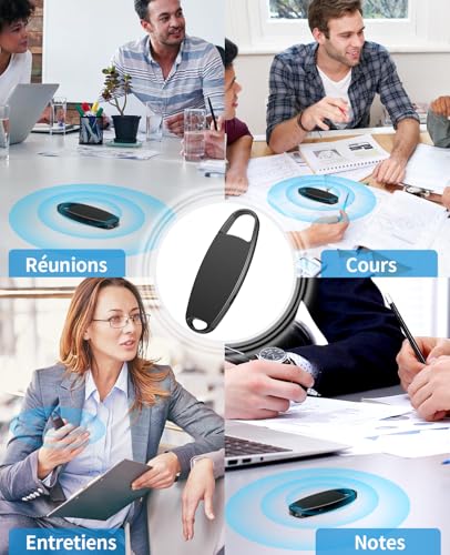 32GB Vandlion Mini HD Voice Recorder with 25 Hours Battery Life, Voice Recorder with Noise Reduction for Conferences Interviews Meetings Classes