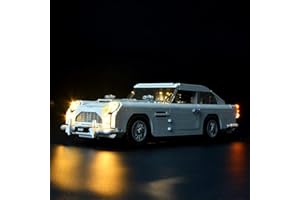 BRIKSMAX Led Lighting Kit for James Bond Aston Martin DB5 - Compatible with Lego 10262 Building Blocks Model- Not Include The Lego Set