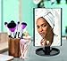 Dressing Table Makeup Mirror with Lights - 10.7 inches Dimmable Led Touch Screen Makeup Mirror as Portable Natural Daylight Lighted Make Up Mirror Battery Operated Idea for Every Woman