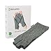 Arthritis Gloves Large XL XXL, Compression Gloves Relieve Pain from Rheumatoid, RSI, Carpal Tunnel, Fingerless Gloves for Computer Typing and Dailywork, Support for Men Women (Gray, Large)