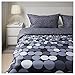 IKEA Smorboll Duvet Cover and Pillowcases, Full/Queen, Gray
