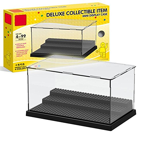 Large Minifigure Display Case fits LEGO and Other Major Brand Minifigs