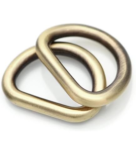 Portachiavi Metallo Piatto CRAFTMEMORE – 10 Pezzi In Oro, Diametro 25 Mm, Resistenti, Per Artigianato E Chiavi