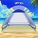 BATTOP Pop Up Beach Tent Camping Sun Shelter Outdoor Automatic Cabana 2-3 Person Fishing Anti UV Beach Tent Beach Shelter, Sets up in Seconds (Darkblue)