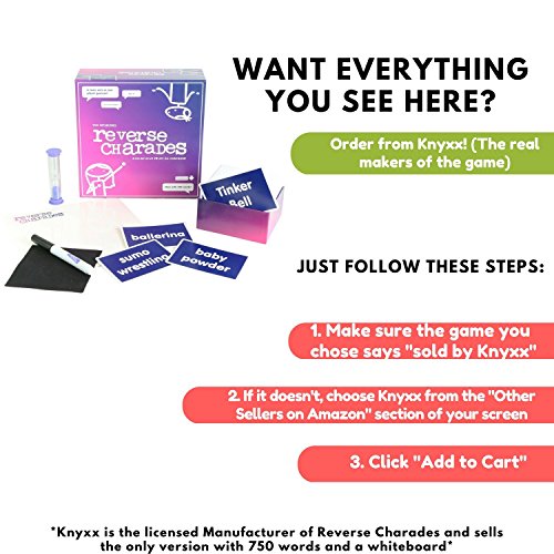 Reverse Charades Board Game - Fun & Hilarious Family Games - For All Ages - Perfect for Parties and Gatherings Toys & Games, Games, Board Games