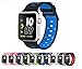 Pantheon Compatible Apple Watch Band 38mm 40mm Series 4 3 2 1 Silicone Sport Band Waterproof Compatible iWatch Bands for Men and Women