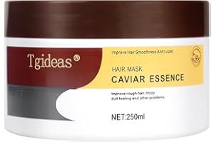 Tgideas Hydrating Collagen Hair Mask for Dry Damaged Hair-Deep Repair Conditioning Treatment Hair Smooth Masque for All Hair Types 8.45 Oz