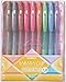 Zebra Sarasa Push Clip Gel Ink Pen - Metallic Colors - 1.0 mm - 9 Color Set