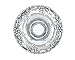 Arthur Court Designs Metal Grape Chip and Dip Platter in Grape Pattern Sand Casted in Aluminum with Artisan Quality Hand Polished Designer Tarnish-Free 14 inch Diameter