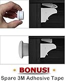 Baby Proofing Magnetic Locks for Child Safety | 6 Locks + 1 Key Set | No Tools Required | Easy to Install | Free Bonus - Spare 3M Adhesive Tape