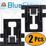 Ultra Durable W10195840 Dishwasher Rack Adjuster Positioner Replacement Part by Blue Stars - Exact Fit for Whirlpool Kenmore Kitchenaid Dishwashers - Replaces WPW10195840 - PACK OF 2