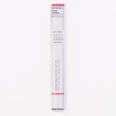 Amazon 無印良品 Uvリップカラー ピンクベージュ Spf12 Pa 1 6g 無印良品 ビューティー 通販