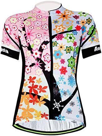 AogdaAogda Bike Shirts Team Bicycle Clothing Ladies Biking Tops Tights