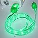 ACE Apple LED Charger Light Up Charging Cable Luminescent Visible Current & Sync Cable for Apple iPhone/ipad/iOS (Green)