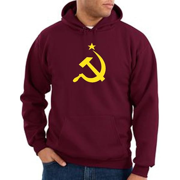 Pull à Capuche CCCP Union Soviétique – Rouge Unisexe Adulte – Neuf Sans étiquette, 100% Coton