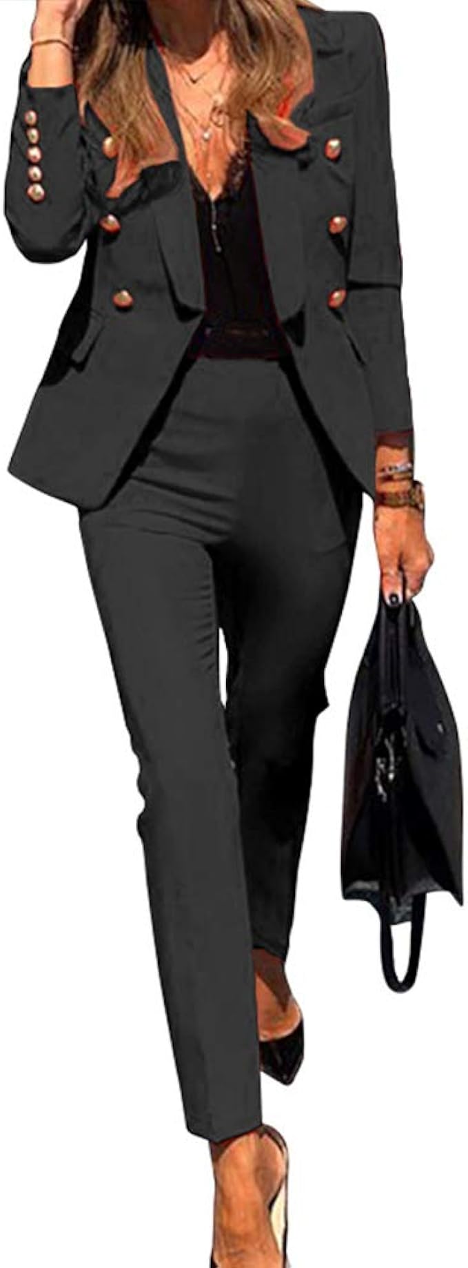 fitted trouser suit womens