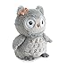 Lambs & Ivy Family Tree Coral/Gray/Gold Owl Plush Owl - Izzy