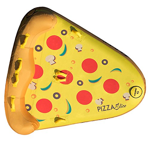 oldzon Boat Towable Inflatable Water Sport Tube Raft Pizza 1 to 2 Rider With Ebook