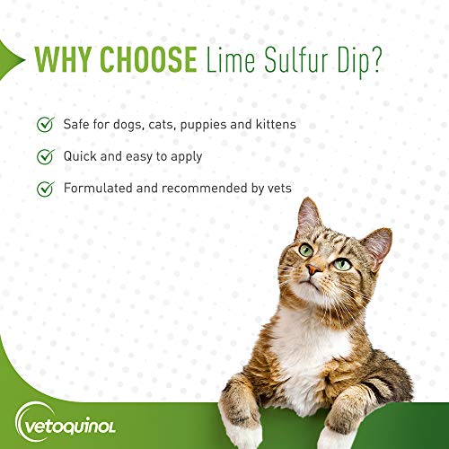 Vetoquinol Lime Sulfur Dip For Dogs And Cats, 4oz on Galleon Philippines