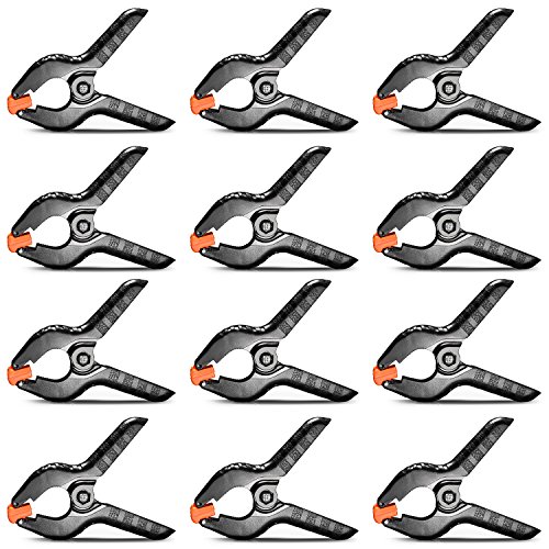 Plastic Spring Clamp Isolated On White Background. Clamping Equipment Working Hand Tool Black And Orange Spring Clamp Closeup Image465959980 - View #11