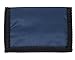 ZAGA Customs Trifold Navy Blue Nylon Hook & Loop Closure Wallet | Retro Style Wallet with Clear ID Pocket | Durable Waterproof Nylon Wallet | Tactical Grade ID-Card Holder Wallet | Made in USA