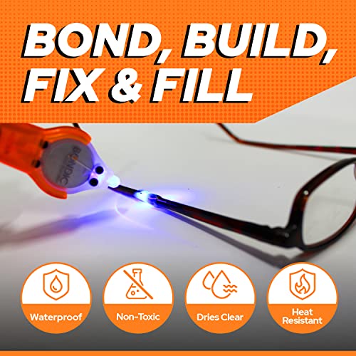 Bondic Pro UV Resin Kit Liquid Plastic Welding Kit, Super Glue, Plastic