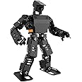 AiNex ROS Smart Robot for Raspberry Pi 5 Programmable 24 DOF Humanoid Robot PC APP Wireless Controller, AI Vision Walking Hurdling Grasping Kicking Boxing Stand Up Automatically, with RPi 5 8GB