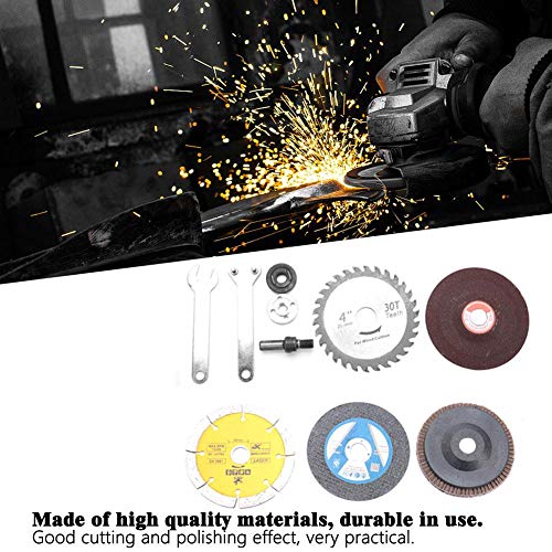 Cutting Disc, Electric Drill Conversion Angle Grinder Connecting Rod Cutting Disc Polishing Wheel Accessory for Rust Removal Wood Carving Craft Polishing