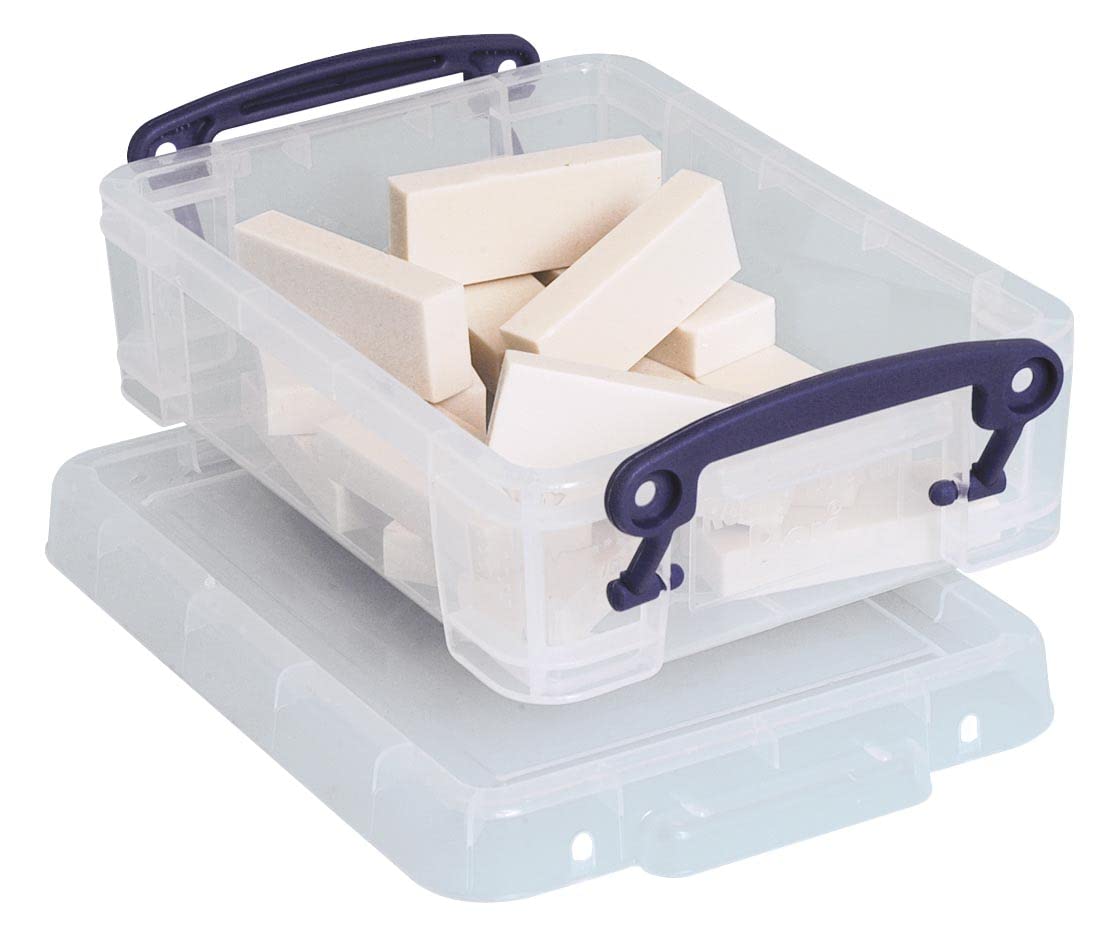 Really Useful Boxes 0.75 Litre Rectangle Really Useful Box Clear