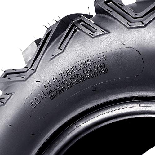image for VANACC 25x10x12 ATV/UTV Tire Set of 2 25x10-12 6PR AT Tires