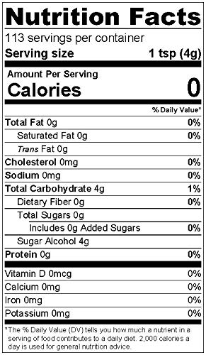 Powdered Monk Fruit Sweetener with Erythritol Confectioners (2.5 lb / 40 oz) Perfect for Diabetics & Low Carb Dieters - 1:1 Sugar Replacement - No Calorie Sweetener, Non-GMO, Natural Sugar Substitute