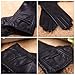 WARMEN Women's Lambskin Leather Plush Lined Long Winter Gloves Sleeves (XL, Black (Touchscreen Feature))