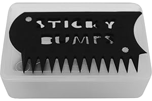 Sticky Bumps Wax Box & Comb Clear/Black