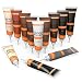 NADAMOO Wood Filler Furniture Repair Kit Wood Scratch Repair Furniture Touch Up Kit Cover Surface Scratch for Wooden Floor Table Door Cabinet Veneer, 12 Dark Color Kit Black White Gray Oak Maple primary