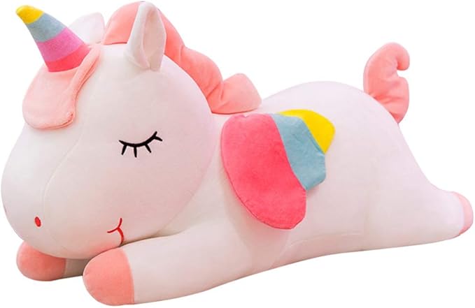 Abraza a tu Unicornio Favorito. 
    Pequeños o Gigantes, Clásicos o con ojos Kawaii, de todos los estilos y tamaños. 
    Elige el tuyo! 
    Son tan tiernos y suaves que querrás dormir con ellos.